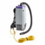 ProTeam 107338 Super Coach Pro 10 Qt. Backpack Vacuum with 107336 Hard Floor Kit with Nylon Brush - 120V