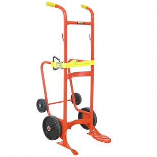 Wesco Industrial Products 1,000 lb. Steel / Poly / Fiber Drum Truck and Drain Stand with (2) 10