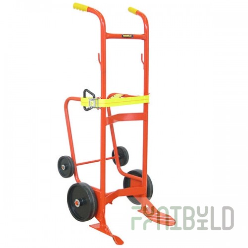 Wesco Industrial Products 1,000 lb. Steel / Poly / Fiber Drum Truck and Drain Stand with (2) 10