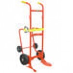 Wesco Industrial Products 1,000 lb. Steel / Poly / Fiber Drum Truck and Drain Stand with (2) 10
