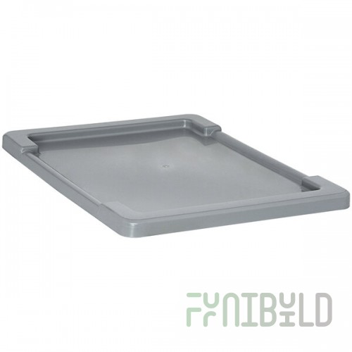 Quantum LID2417GY Gray Lid for TUB2417-8 and TUB2417-12 Cross Stack Tubs