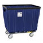 R&B Wire Products Inc. 12 Bushel Blue Knocked Down Fully Sewn Vinyl Basket Truck with Swivel Casters 412KDC/BL R&B Wire Products Inc. 12 Bushel Blue Knocked Down Fully Sewn Vinyl Basket Truck with Swivel Casters 412KDC/BL