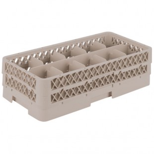 Vollrath HR1C1C Traex® Half-Size Beige 10 Compartment 5 1/2