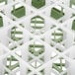 Vollrath 52774 Signature Full-Size Light Green 25-Compartment 6 1/4