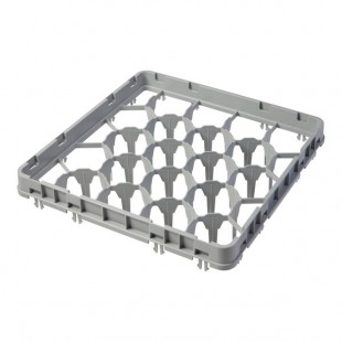 Cambro 20GE1151 20 Compartment Soft Gray Full Drop Full Size Glass Rack Extender - 19 5/8 Cambro 20GE1151 20 Compartment Soft Gray Full Drop Full Size Glass Rack Extender - 19 5/8
