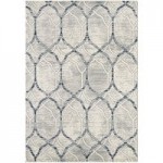 Abani Arto Collection 3' x 5' Cream / Blue Distressed Bohemian Medallion Area Rug Abani Arto Collection 3' x 5' Cream / Blue Distressed Bohemian Medallion Area Rug