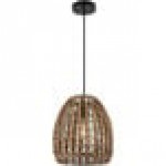 Globe Modern Farmhouse Woven Rattan Pendant Light - 120V, 60W Globe Modern Farmhouse Woven Rattan Pendant Light - 120V, 60W