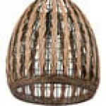 Globe Modern Farmhouse Woven Rattan Pendant Light - 120V, 60W Globe Modern Farmhouse Woven Rattan Pendant Light - 120V, 60W