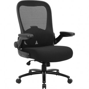 Boss Black Heavy-Duty Mesh Back Task Chair with Casters Boss Black Heavy-Duty Mesh Back Task Chair with Casters