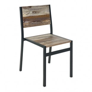 BFM Seating Chester Sand Black Customizable Powder-Coated Steel Standard Height Side Chair with Relic Farm House Seat and Back BFM Seating Chester Sand Black Customizable Powder-Coated Steel Standard Height Side Chair with Relic Farm House Seat and Back