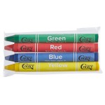 Choice 4 Pack Kids' Restaurant Crayons in Cello Wrap - 1,000/Case Choice 4 Pack Kids' Restaurant Crayons in Cello Wrap - 1,000/Case