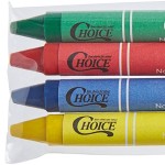 Choice 4 Pack Kids' Restaurant Crayons in Cello Wrap - 1,000/Case Choice 4 Pack Kids' Restaurant Crayons in Cello Wrap - 1,000/Case