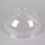 Fineline 5160-CL Super Bowl 160 oz. Clear PET Plastic Bowl - 5/Pack