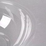 Fineline 5160-CL Super Bowl 160 oz. Clear PET Plastic Bowl - 5/Pack