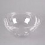 Fineline 5160-CL Super Bowl 160 oz. Clear PET Plastic Bowl - 5/Pack