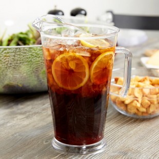 Fineline Platter Pleasers 3402-CL 60 oz. Clear Plastic Pitcher - 12/Case