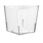 Fineline Tiny Temptations 6404-CL 4 oz. Tiny Tumblers Clear Plastic Cup - 200/Case