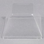 Fineline Tiny Temptations 6404-CL 4 oz. Tiny Tumblers Clear Plastic Cup - 200/Case
