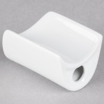Tuxton GZP-732 TuxTrendz 2.875 oz. Porcelain White China Salt Shaker - 12/Case Tuxton GZP-732 TuxTrendz 2.875 oz. Porcelain White China Salt Shaker - 12/Case