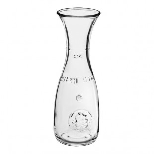 Bormioli Rocco Misura from Steelite International 10.75 oz. Glass Carafe with 8.5 oz. Fill Line - 12/Case Bormioli Rocco Misura from Steelite International 10.75 oz. Glass Carafe with 8.5 oz. Fill Line - 12/Case