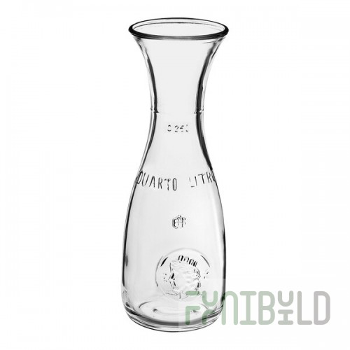 Bormioli Rocco Misura from Steelite International 10.75 oz. Glass Carafe with 8.5 oz. Fill Line - 12/Case