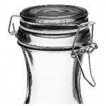 Acopa 8.5 oz. Glass Carafe with Resealable Lid - 12/Case