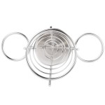 American Metalcraft SS92 Stainless Steel 1-Cone Basket with 2 Ramekins - 5
