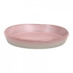 Front of the House Mezze® 3 oz. Guava Two-Tone Round Porcelain Ramekin - 12/Case