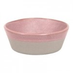 Front of the House Mezze® 3 oz. Guava Two-Tone Round Porcelain Ramekin - 12/Case
