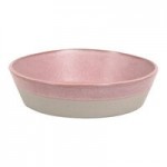 Front of the House Mezze® 3 oz. Guava Two-Tone Round Porcelain Ramekin - 12/Case