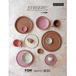 Front of the House Mezze® 3 oz. Guava Two-Tone Round Porcelain Ramekin - 12/Case