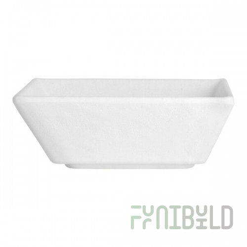 Creations Cali from Steelite International 3 oz. White Melamine Square Dish - 12/Pack