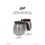 Curtis TFT64D FreshTrac 64 oz. Thermal Stainless Steel Decaf Coffee Decanter with Brew Through Lid Curtis TFT64D FreshTrac 64 oz. Thermal Stainless Steel Decaf Coffee Decanter with Brew Through Lid