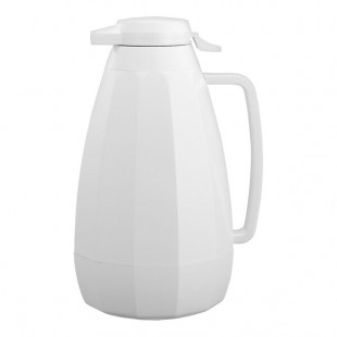 Service Ideas New Generation 67.6 oz. White ABS Plastic Insulated Coffee Carafe / Server NG421WH