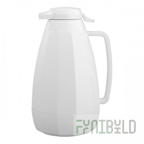 Service Ideas New Generation 67.6 oz. White ABS Plastic Insulated Coffee Carafe / Server NG421WH