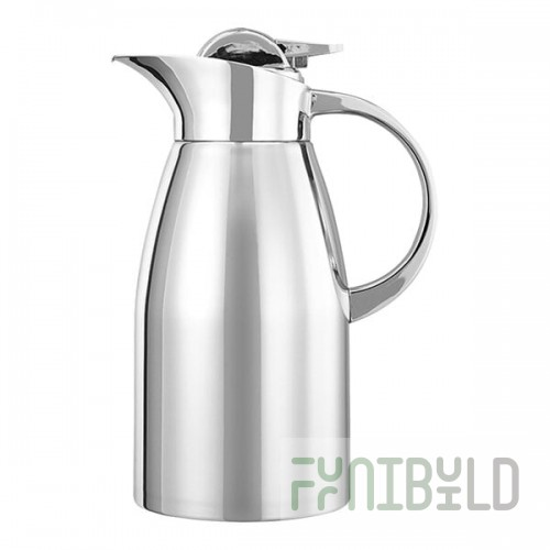 Service Ideas Elite Stainless Touch 50.7 oz. Stainless Steel Insulated Carafe / Server LVP1500