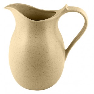 RAK Porcelain Genesis Mat 33.80 oz. Silky Almond Porcelain Jug - 4/Case RAK Porcelain Genesis Mat 33.80 oz. Silky Almond Porcelain Jug - 4/Case