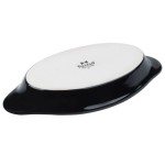 Tuxton B4N-120 12 oz. Black / Eggshell Oval China Welsh Rarebit - 12/Case Tuxton B4N-120 12 oz. Black / Eggshell Oval China Welsh Rarebit - 12/Case
