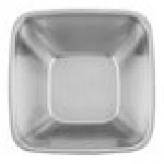 Vollrath 4763755 Double Wall Square Beehive 8.2 Qt. Serving Bowl - Fire Engine Red