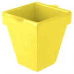 TableCraft CW1470LG 2 Qt. Lime Green Cast Aluminum Square Condiment Bowl TableCraft CW1470LG 2 Qt. Lime Green Cast Aluminum Square Condiment Bowl