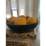10 Strawberry Street WM-6-BLK Wazee Matte 48 oz. Round Black Stoneware Serving Bowl - 2/Case 10 Strawberry Street WM-6-BLK Wazee Matte 48 oz. Round Black Stoneware Serving Bowl - 2/Case