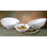 Libbey BW-7102 Chef's Selection II 39 oz. Ultra Bright White Porcelain Belmar Bowl - 12/Case Libbey BW-7102 Chef's Selection II 39 oz. Ultra Bright White Porcelain Belmar Bowl - 12/Case