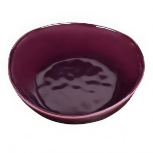 Elite Global Solutions Maya 48 oz. Purple Reactive Glaze Irregular Round Melamine Bowl - 6/Case Elite Global Solutions Maya 48 oz. Purple Reactive Glaze Irregular Round Melamine Bowl - 6/Case