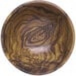 Elite Global Solutions D62RB-SEQ Sequoia 21 oz. Round Wood Grain Melamine Bowl - 6/Case