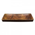 Elite Global Solutions D62RB-SEQ Sequoia 21 oz. Round Wood Grain Melamine Bowl - 6/Case
