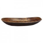 Elite Global Solutions D62RB-SEQ Sequoia 21 oz. Round Wood Grain Melamine Bowl - 6/Case