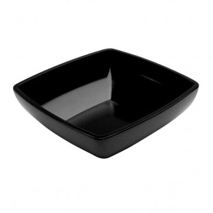 Delfin from Steelite International DFBRC1311ME010 Metro Black 136 oz. Rectangular Melamine Bowl Delfin from Steelite International DFBRC1311ME010 Metro Black 136 oz. Rectangular Melamine Bowl