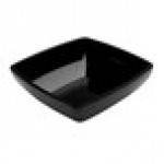 Delfin from Steelite International DFBRC1311ME010 Metro Black 136 oz. Rectangular Melamine Bowl