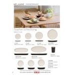 Cal-Mil Sophie 30 oz. Ivory and Black Round Two-Tone Melamine Pasta Bowl - 6/Case