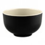 Elite Global Solutions JW4432T Karma 24 oz. Ebony and Sand Round Two-Tone Melamine Bowl - 6/Case Elite Global Solutions JW4432T Karma 24 oz. Ebony and Sand Round Two-Tone Melamine Bowl - 6/Case